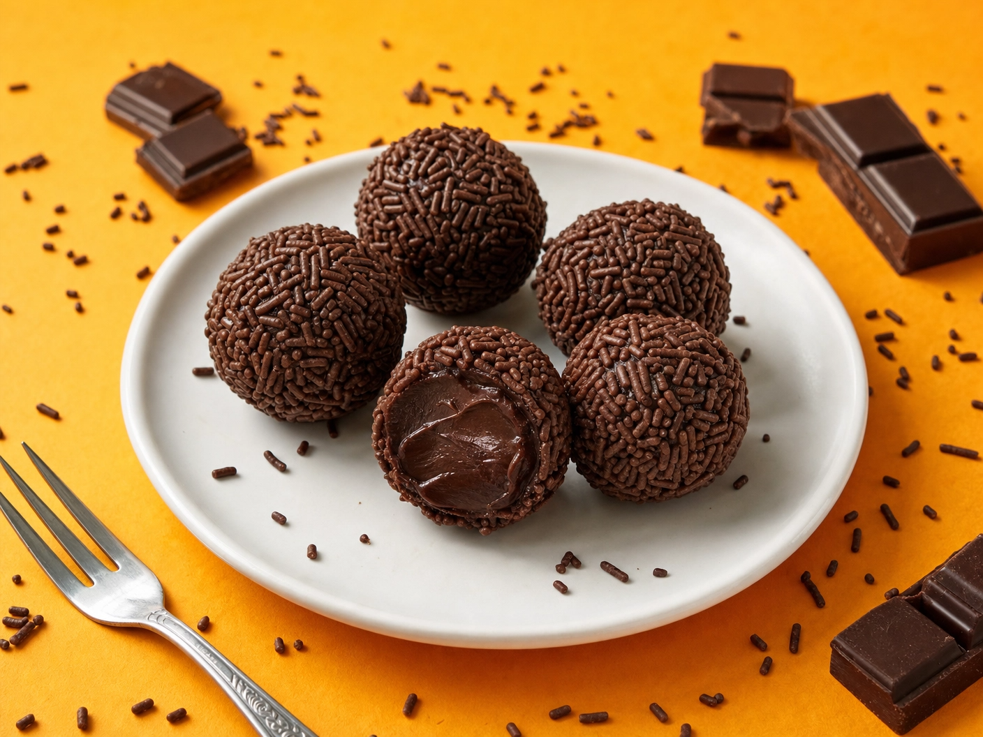Brazilian Chocolate Fudge Balls (Brigadeiro) - 25un