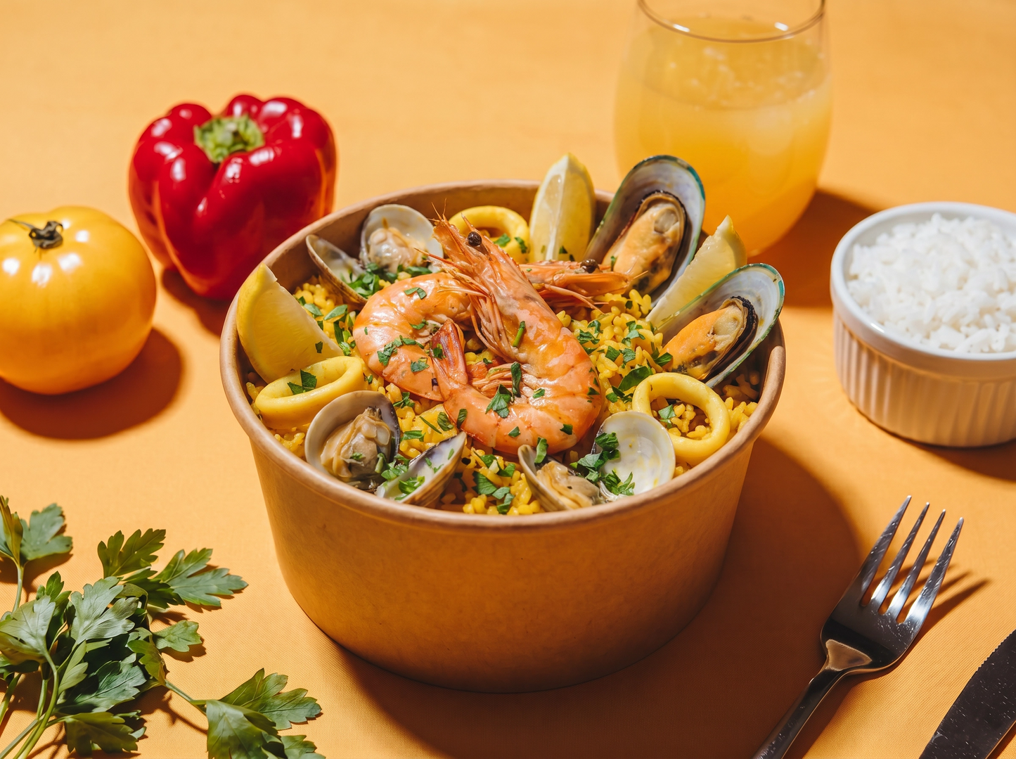 Seafood Paella